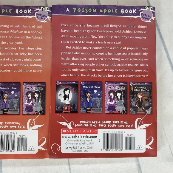 2/$25 Poison Apple  Books Set of 3 Scholastic - Picture 9 of 11
